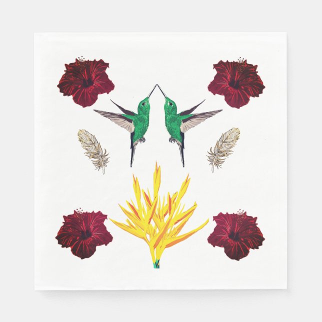 Serviette En Papier Jardin (Devant)