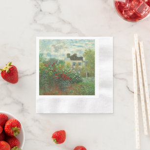 Serviette En Papier Jardin d'artistes de Monet à Argenteuil Peinture