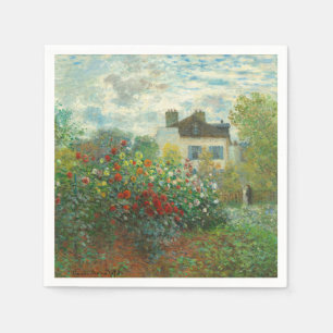 Serviette En Papier Jardin d'artistes de Monet à Argenteuil Peinture