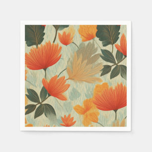 Serviette En Papier Jardin d'automne doux