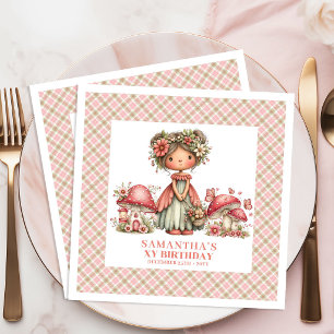 Serviette En Papier Jardin de Fées Magique Fête d'Anniversaire Fantais