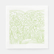 Jardin de fleurs vert