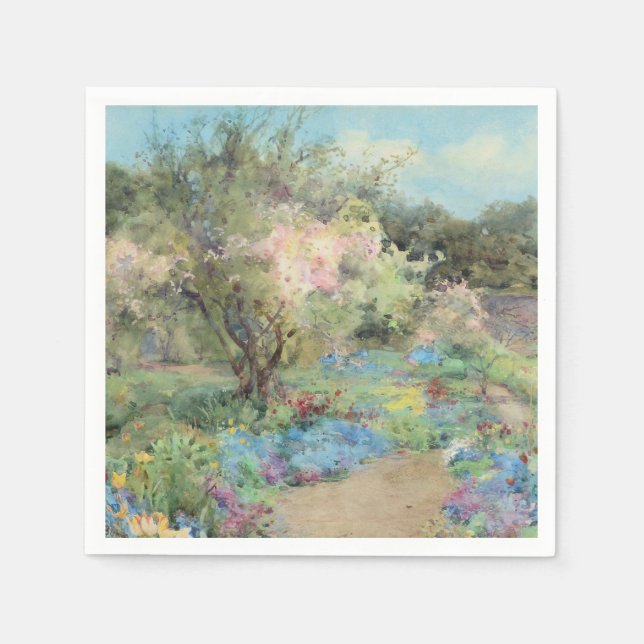 Serviette En Papier Jardin de Kilmurry (par Mildred Anne Butler) (Devant)