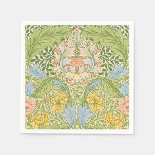 Serviette En Papier Jardin de myrte de William Morris Floral Classique
