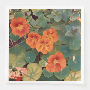 Serviette En Papier Jardin de Nasturtium