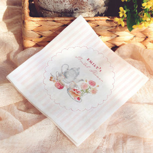 Serviette En Papier Jardin Fête de Thé Mariage