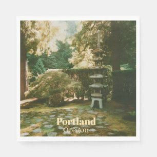 Serviette En Papier Jardin Japonais, Portland, Oregon Souvenir
