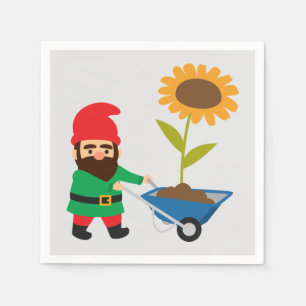 Serviette En Papier Jardin mignon devient amusant