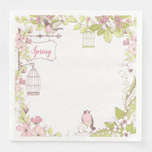 Serviette En Papier Jardin secret