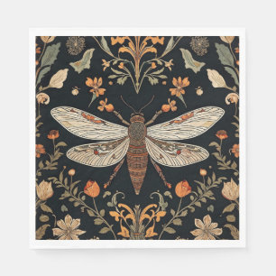 Serviette En Papier Jardin vintage de lucioles
