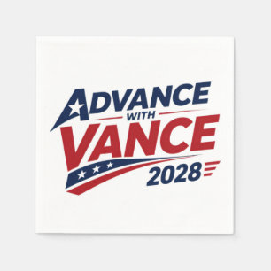Serviette En Papier JD Vance pour l'élection présidentielle de 2028