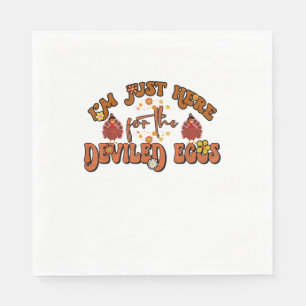 Serviette En Papier Je suis juste ici pour les oeufs dévilés Super Tha