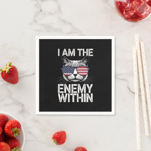 Serviette En Papier Je Suis L'Ennemi Dans Kamala Harris 2024