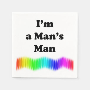 Serviette En Papier Je suis l'homme de A Man