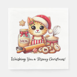Serviette En Papier Je t'ai fouetté un petit Noël