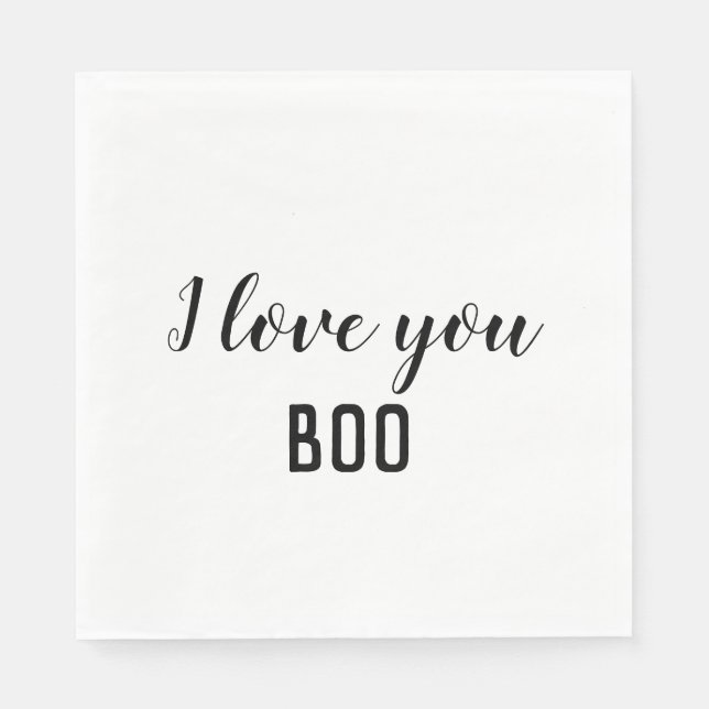 Serviette En Papier Je t'aime, livre (Devant)