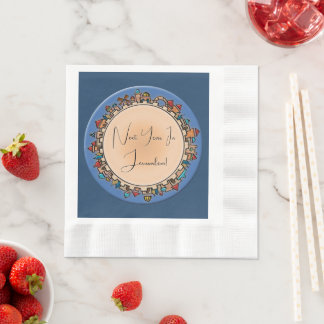 Serviette En Papier Jérusalem Judaïque personnalisée