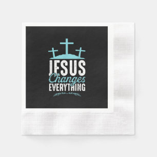 Serviette En Papier Jésus amour Jésus change tout