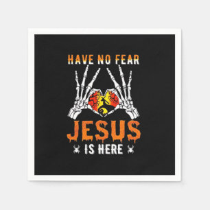 Serviette En Papier Jésus Est Coeur Squelette Main