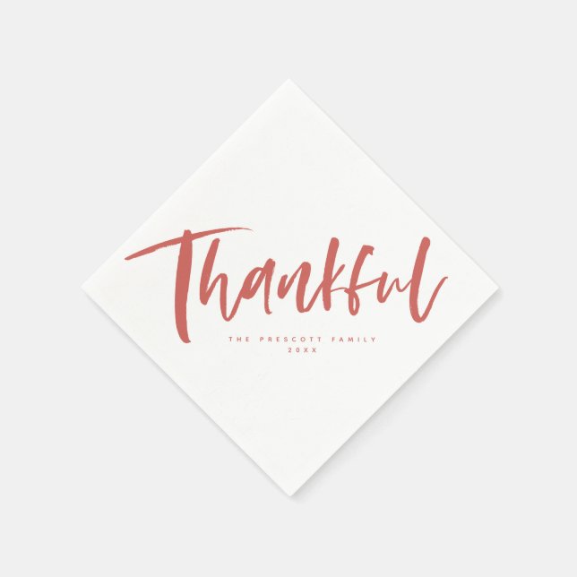 Serviette En Papier Jeu de brosse orangé Thanksgiving (Coin)