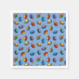 Serviette En Papier Jeu de serviettes de la partie papier Hanukah - Ju