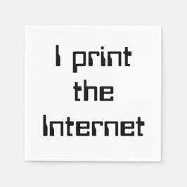 Serviette En Papier J'imprime Internet