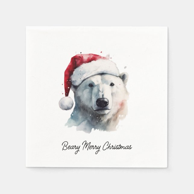 Serviette En Papier Jingle Bear Joie, personnalisé (Devant)