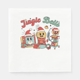 Serviette En Papier Jingle Bells Nurse, Christmas Nurse, Funny Christa