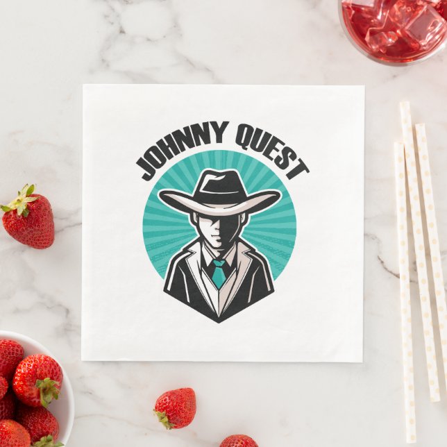 Serviette En Papier Johnny Quest (En situation)