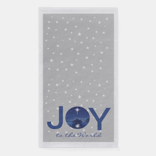 Serviette En Papier Joie à la nativité mondiale (Devant)