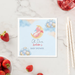 Serviette En Papier Joli bébé dragon dinosaure Balloon baby shower