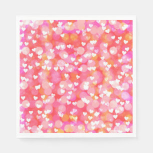 Serviette En Papier Joli Coeur