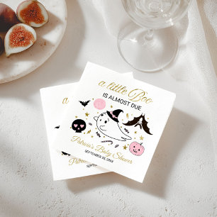 Serviette En Papier Joli Fantôme Petit Boo Fête Prénatale Halloween Bé