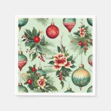 Joli Noël Rétro, Noël Floral