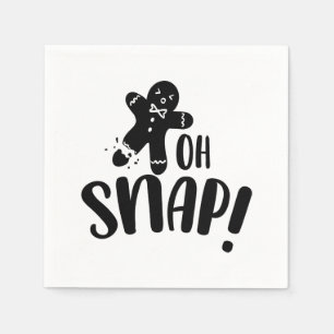 Serviette En Papier Joli Oh Snap Christmas
