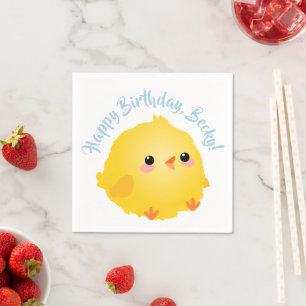 Serviette En Papier Joli Petit Chick