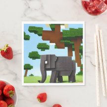 Joli Safari Elephant Pixel Art
