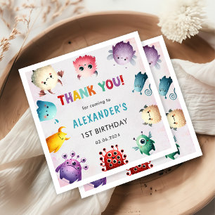 Serviette En Papier Jolie couleur Notre Petite Fête d'Anniversaire Mon