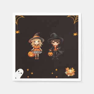 Serviette En Papier Jolie Halloween Costume pour enfants fête d'annive