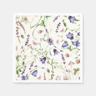 Serviette En Papier Jolie Papillons Fleurs Mariage Shower