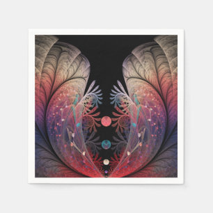 Serviette En Papier Jonglage Abstrait Fantastique Moderne Art Fractal