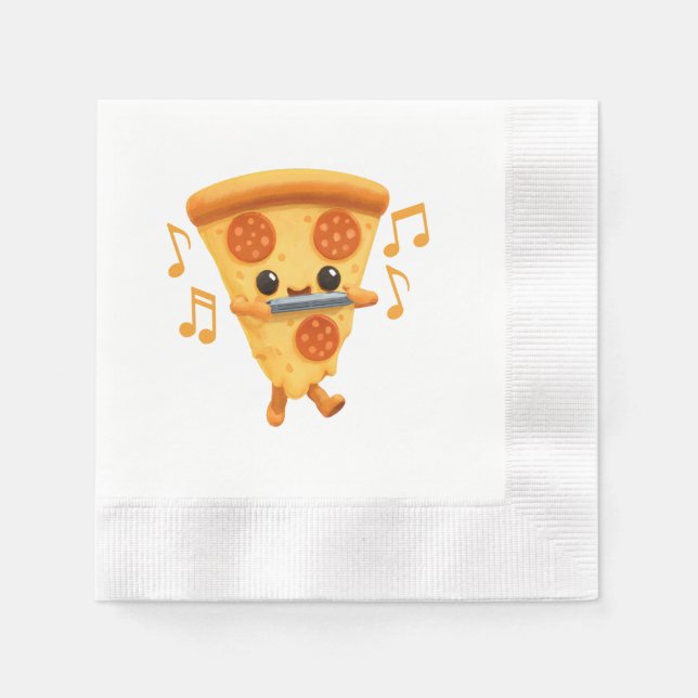 Serviette En Papier Jouer à trancher une corbeille harmonique (Devant)