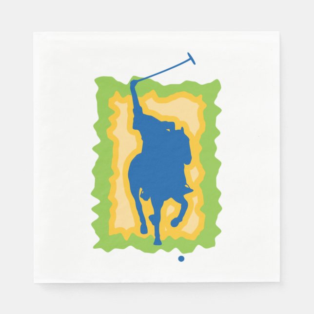 Serviette En Papier Joueur Polo (Devant)