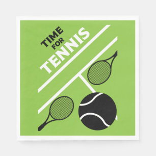 Serviette En Papier Joueurs de tennis de pelouse Napkin