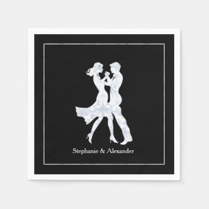 Serviette En Papier Jour d'anniversaire conjoint Adultes Golden Dance 