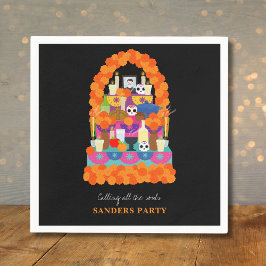 Serviette En Papier Jour de la fête de l'halloween mort