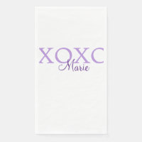 Jour de la Saint Valentin Xoxo ajouter nom pastel