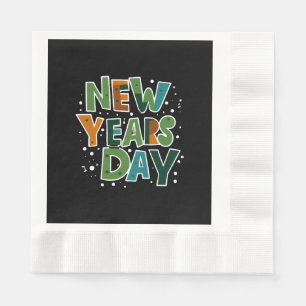 Serviette En Papier Jour de l'an