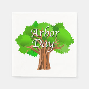 Serviette En Papier Jour de l'Arbour