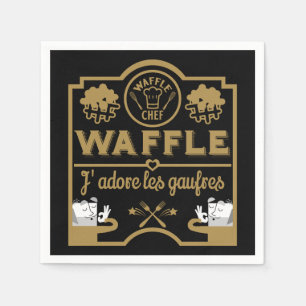 Serviette En Papier Jour des gaufres
